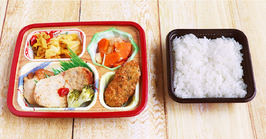 メニューの一例の写真